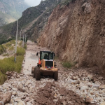 Unos 40 puntos críticos afectan la vía Cuenca – Girón – Pasaje. /Cortesía