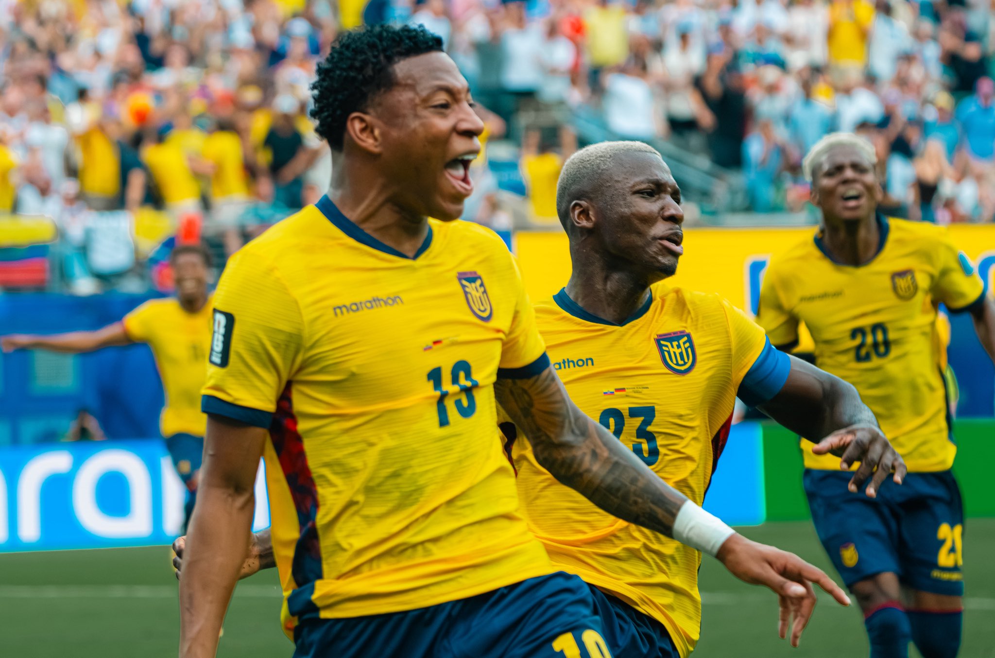 Gonzalo Plata marcó el segundo gol que puso a Ecuador en la siguiente fase del Mundial 2026. Foto: La TRI