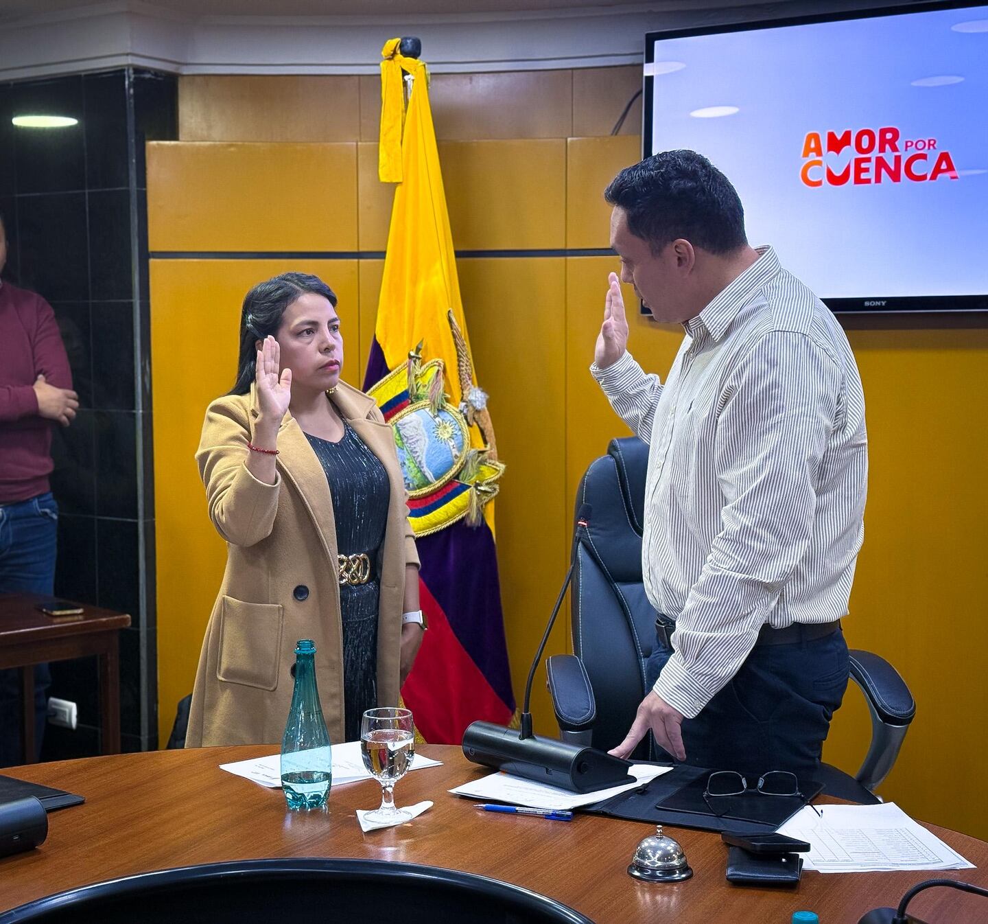 Marisol Peñaloza, vicealcaldesa de Cuenca, indicó que asumirá las funciones de alcaldesa únicamente cuando el concejo sea legalmente notificado por la autoridad competente.