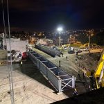 La vía José Carrasco Arteaga se mantendrá cerrada por trabajos de construcción del nuevo intercambiador en Monay. Foto: MIT