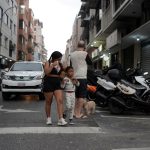 El terremoto causó pánico entre las familias de Venezuela. Foto: AFP