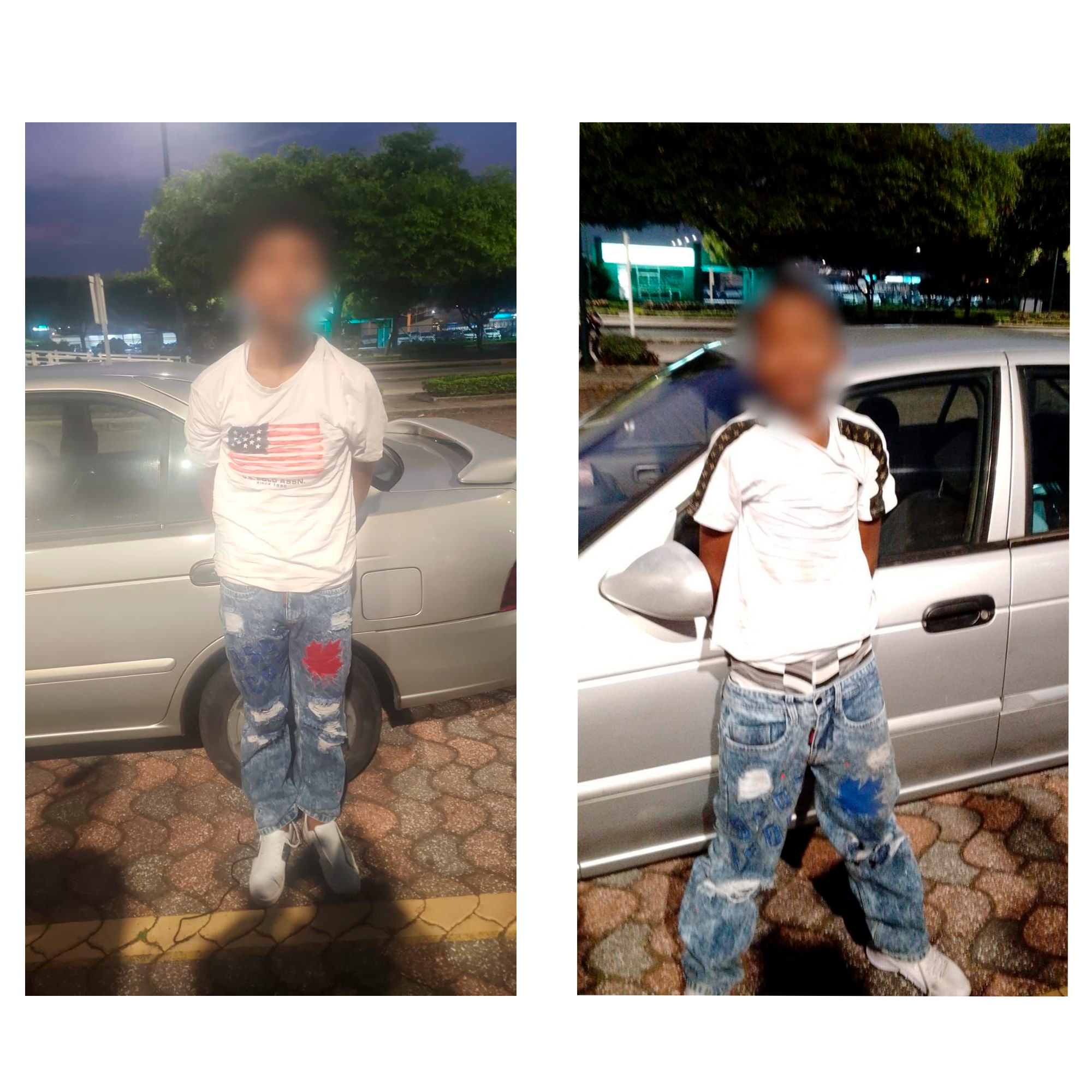 Dos menores de edad fueron aislados tras el ataque en el aeropuerto José Joaquín de Olmedo. Foto: X