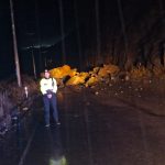 Así se encuentra la vía Cuenca-Molleturo-El Empalme este 9 de junio. Foto: MIT