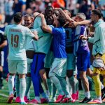 Dembélé fue el jugador del partido entre Francia y Noruega. Foto: X