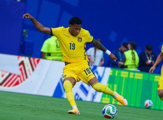 Gonzalo Plata en el último partido de Ecuador vs Curazao. Foto: La Tri