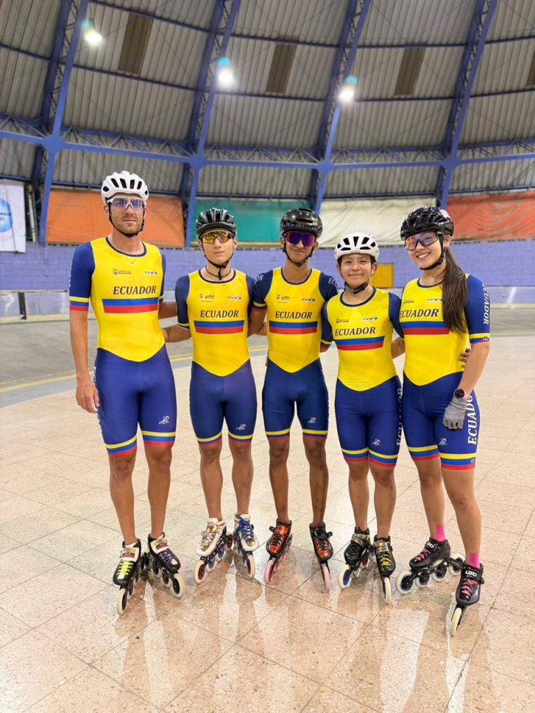 Cuencanos se alistan para Panamericano de Patinaje. Foto: Cortesía