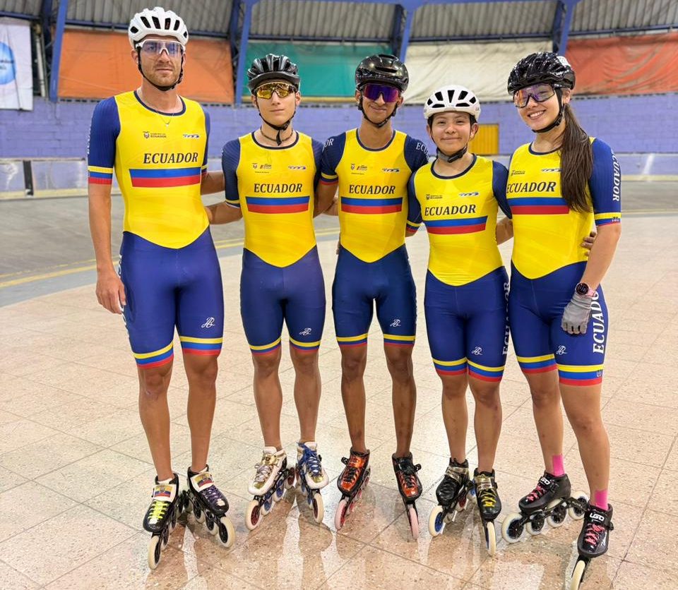Cuencanos se alistan para Panamericano de Patinaje. Foto: Cortesía