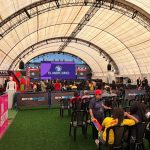 Interiores del FanZone en Cuenca. Foto: El Mercurio