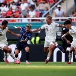 Incidencias del partido entre Uruguay y España. Foto: Conmebol