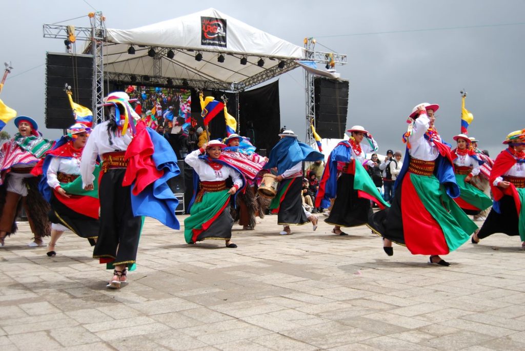La fiesta del Inti Raymi se vive en toda la región Andina, una de la ellas, la provincia de Cañar. /Cortesía