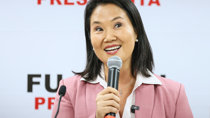 Keiko Fujimori es la nueva presidenta de Perú. Foto: AFP