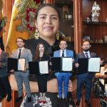Marisol Peñaloza invitó a los seis asambleístas de Azuay a una reunión en su despacho para tratar distintos temas de ciudad y provincia. /XCA