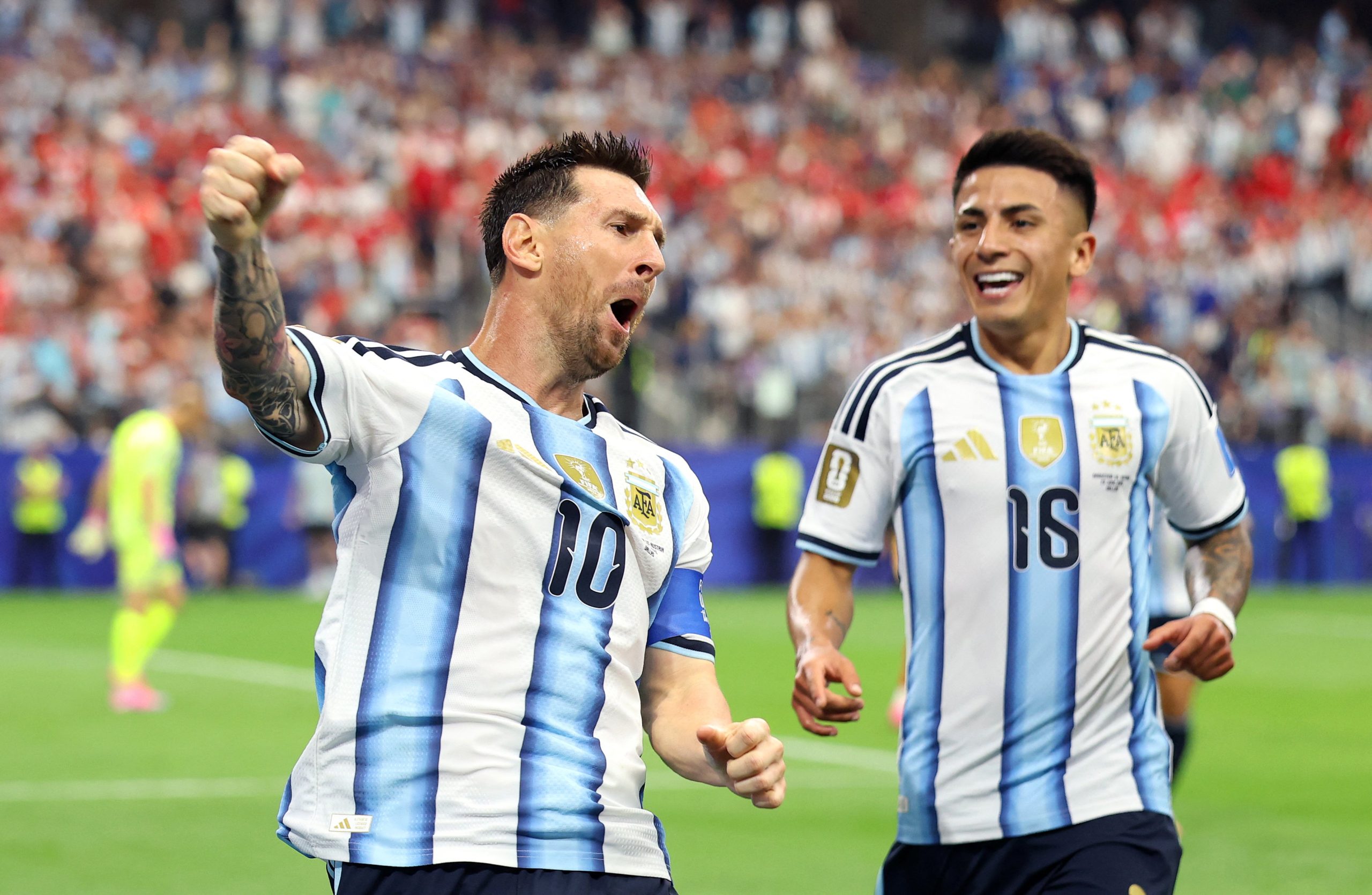 Messi volvió a ser la figura del Mundial 2026. Foto: Conmebol