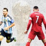 Se esperaba que Messi y Ronaldo se enfrenten en el Mundial 2026. Imagen: El Mercurio con fotos de AFP