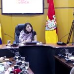 Marisol Peñaloza presidió la primera sesión del Concejo Cantonal como alcaldesa subrogante. /Cortesía