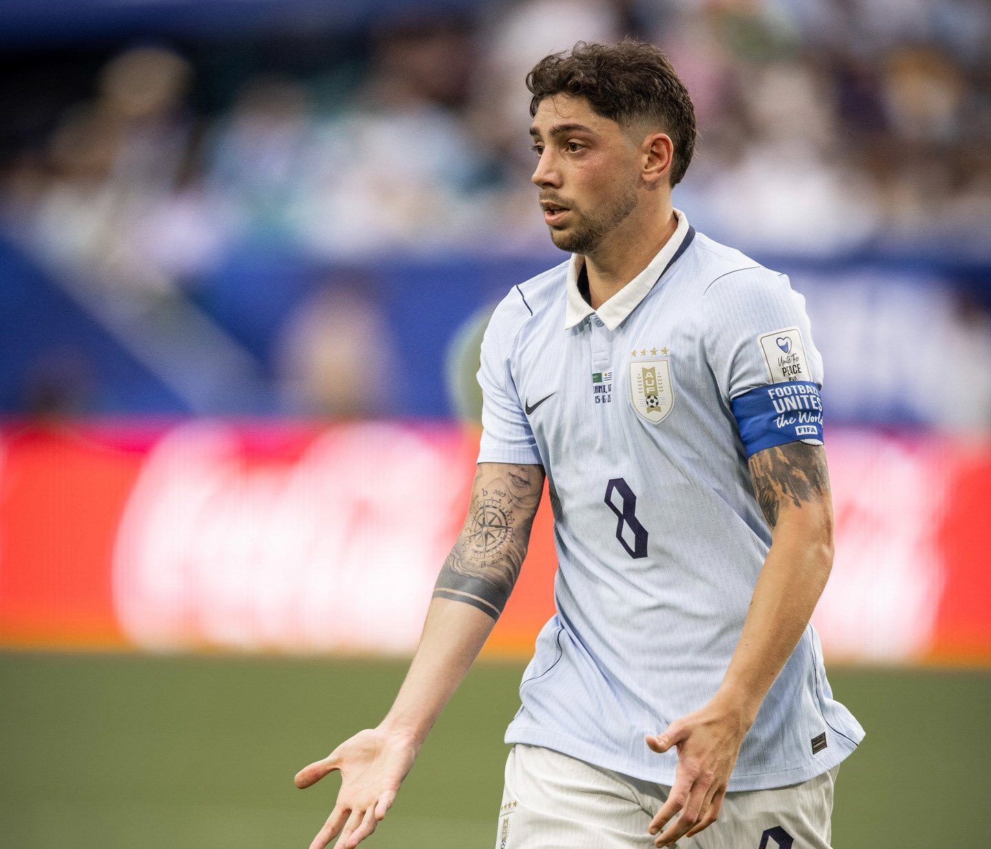Fede Valverde en partido de Uruguay. Foto: Uruguay