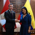 Este 28 de julio, en Perú, el presidente ecuatoriano mantuvo una reunión bilateral con su homóloga, Keiko Fujimori. /Cortesía