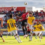 Incidencias del partido entre Leones y Deportivo Cuenca. Foto: API