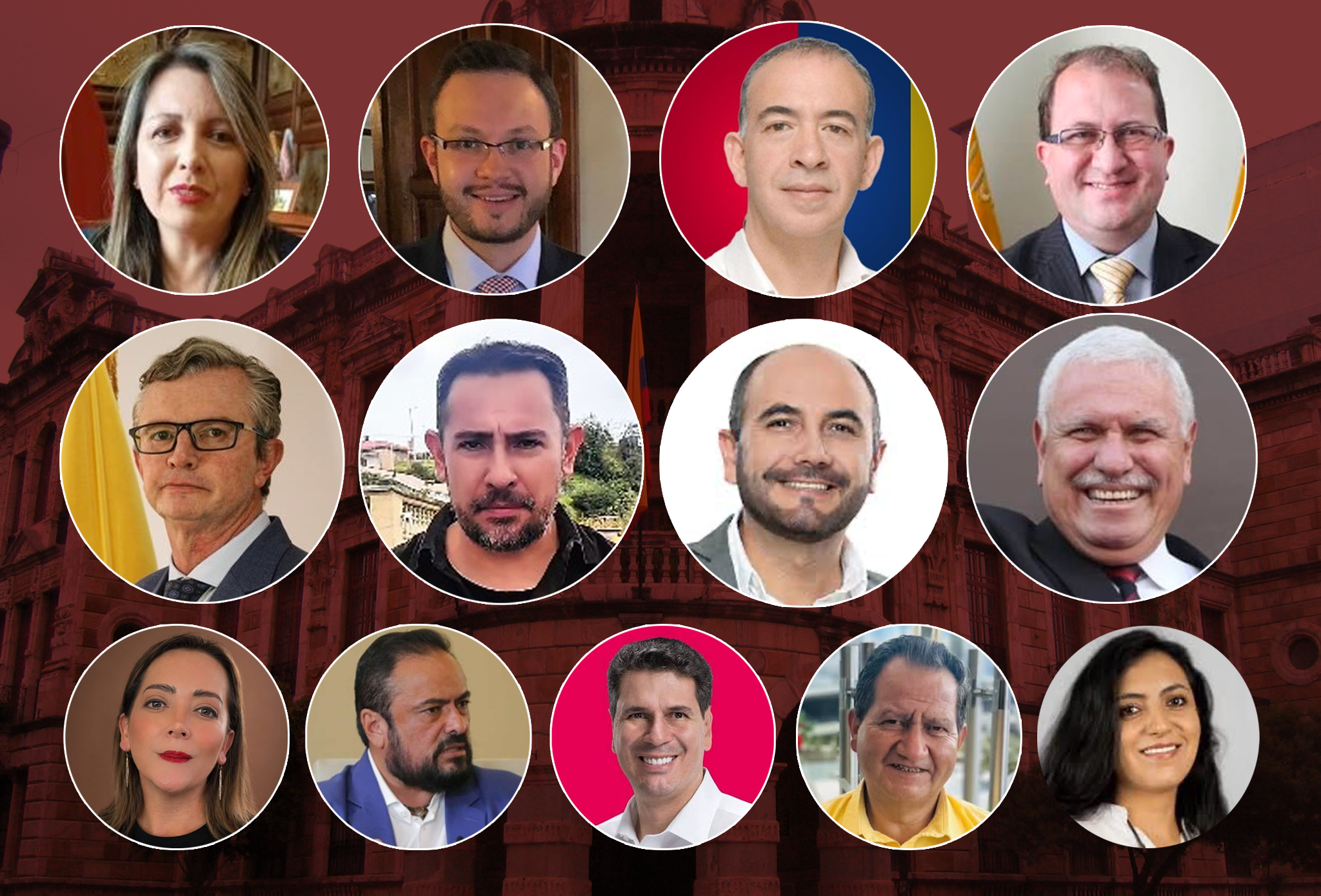 Tras las primarias de los partidos y movimientos políticos se definieron los precandidatos a la Alcaldía de Cuenca y de la Prefectura del Azuay. Gráfico: El Mercurio