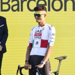 Isaac del Toro de UAE Team Emirates XRG ganó su primera etapa de un Tour de Francia. Foto: AFP
