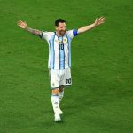 Messi marcó el primer gol del encuentro. Foto: AFP