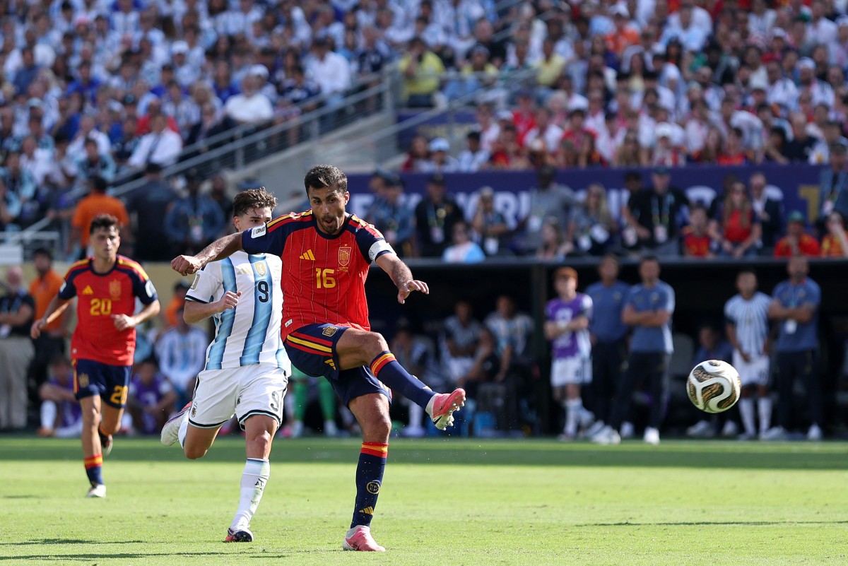 Rodri, elegido como el mejor jugador del Mundial 2026. Foto: AFP