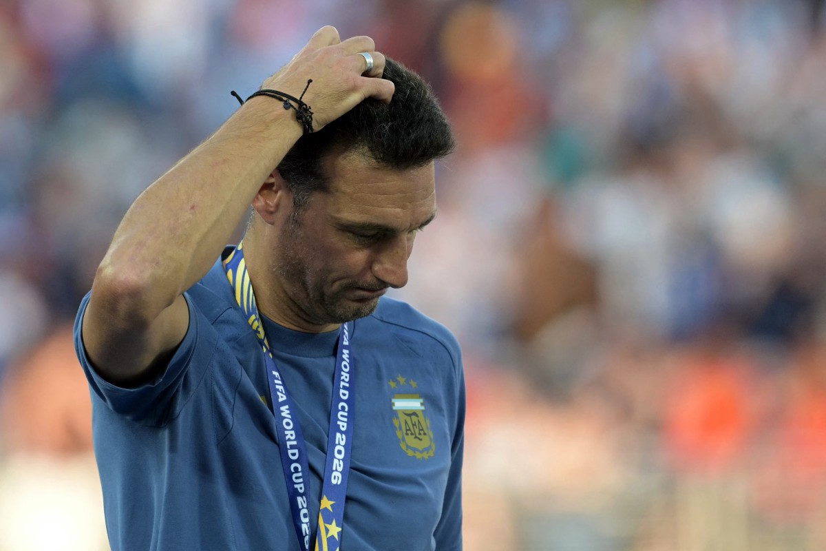 Scaloni habló tras perder la final con España. Foto: AFP
