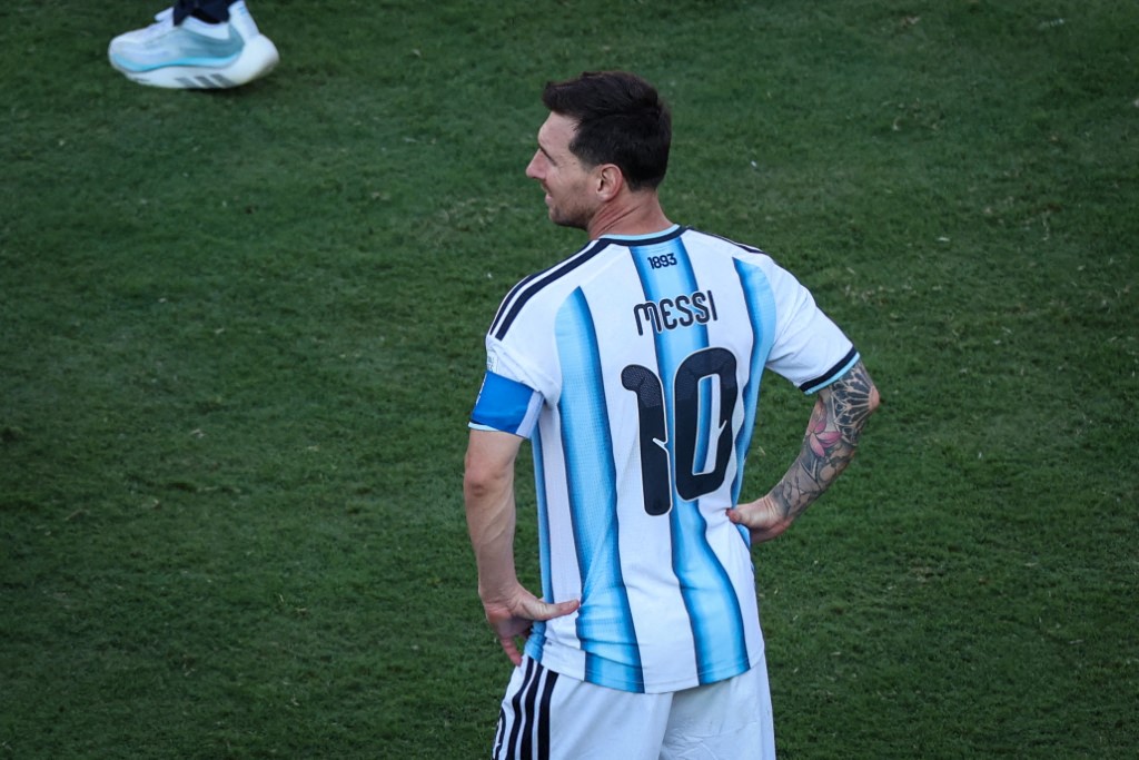 Messi, tras perder la final del Mundial 2026 frente a España. Foto: AFP