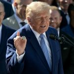 El presidente Donald Trump impuso nuevos aranceles, incluido a Ecuador. Foto: AFP