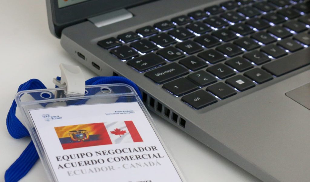 Desde 2024 empezaron las negociaciones con Canadá para tener un acuerdo comercial. Foto: Ministerio de Producción