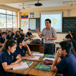 La convocatoria de Educa Empleo 2026 está dirigida para los docentes de Ecuador. Foto creada con IA