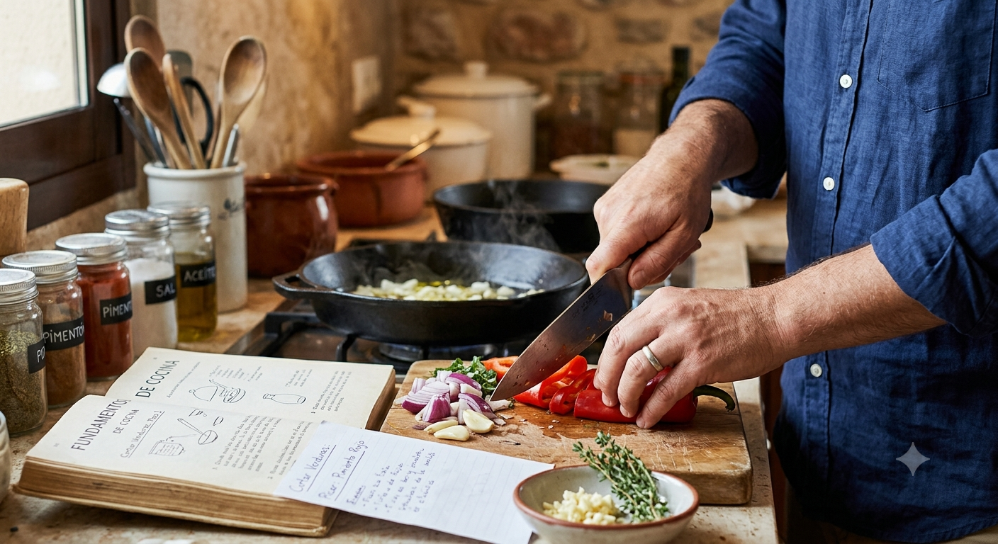 Entre los talleres que se ofertarán está uno de cocina. Foto referencial