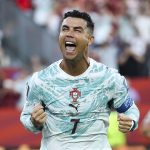 Cristiano Ronaldo celebra pase a octavos de final. Foto: Portugal