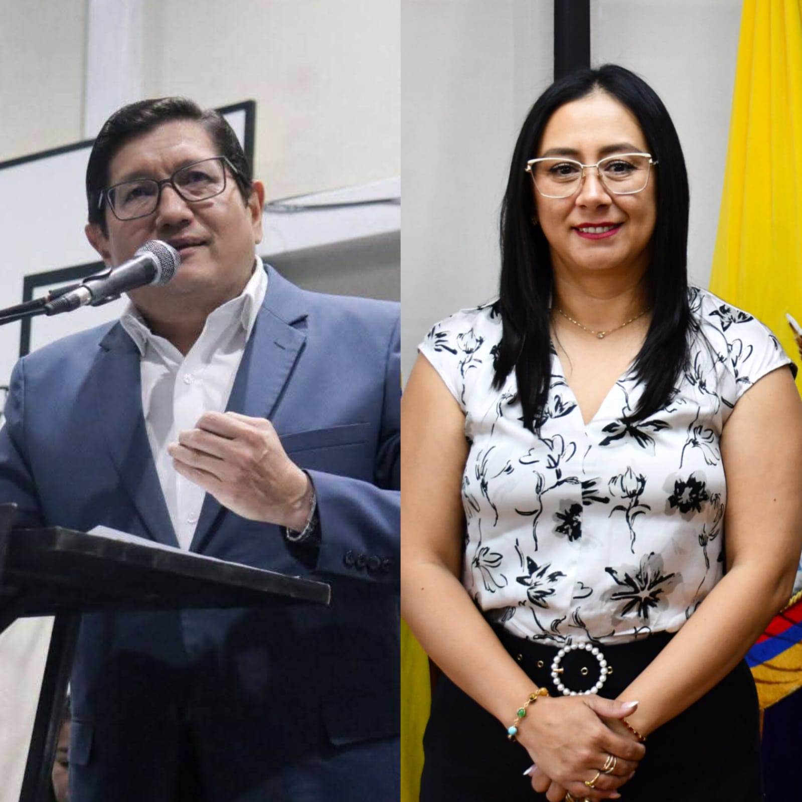 Lenin Guzmán y Verónica Polo