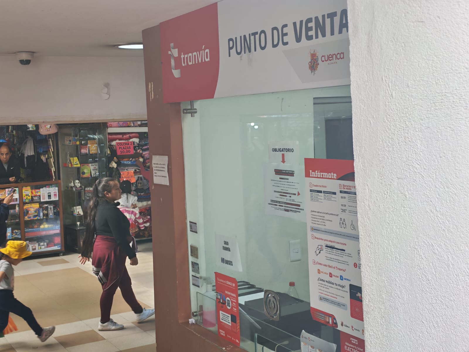 Punto de venta, tarjetas del tranvía