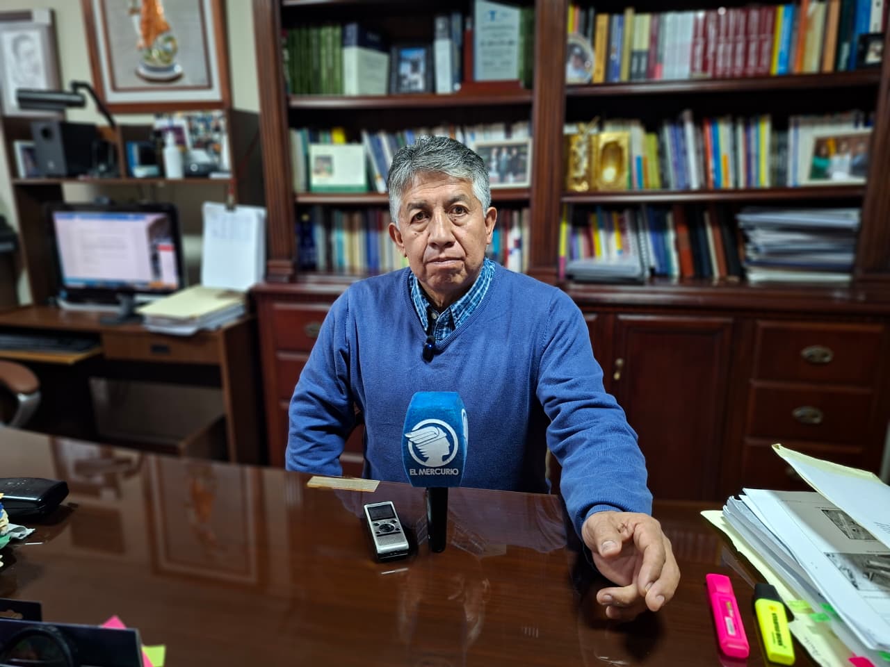 Rubén Calle, presidente del Colegio de Abogados del Azuay, confirmó sobre la sesión del Consejo de la Judicatura en Cuenca. Foto: El Mercurio
