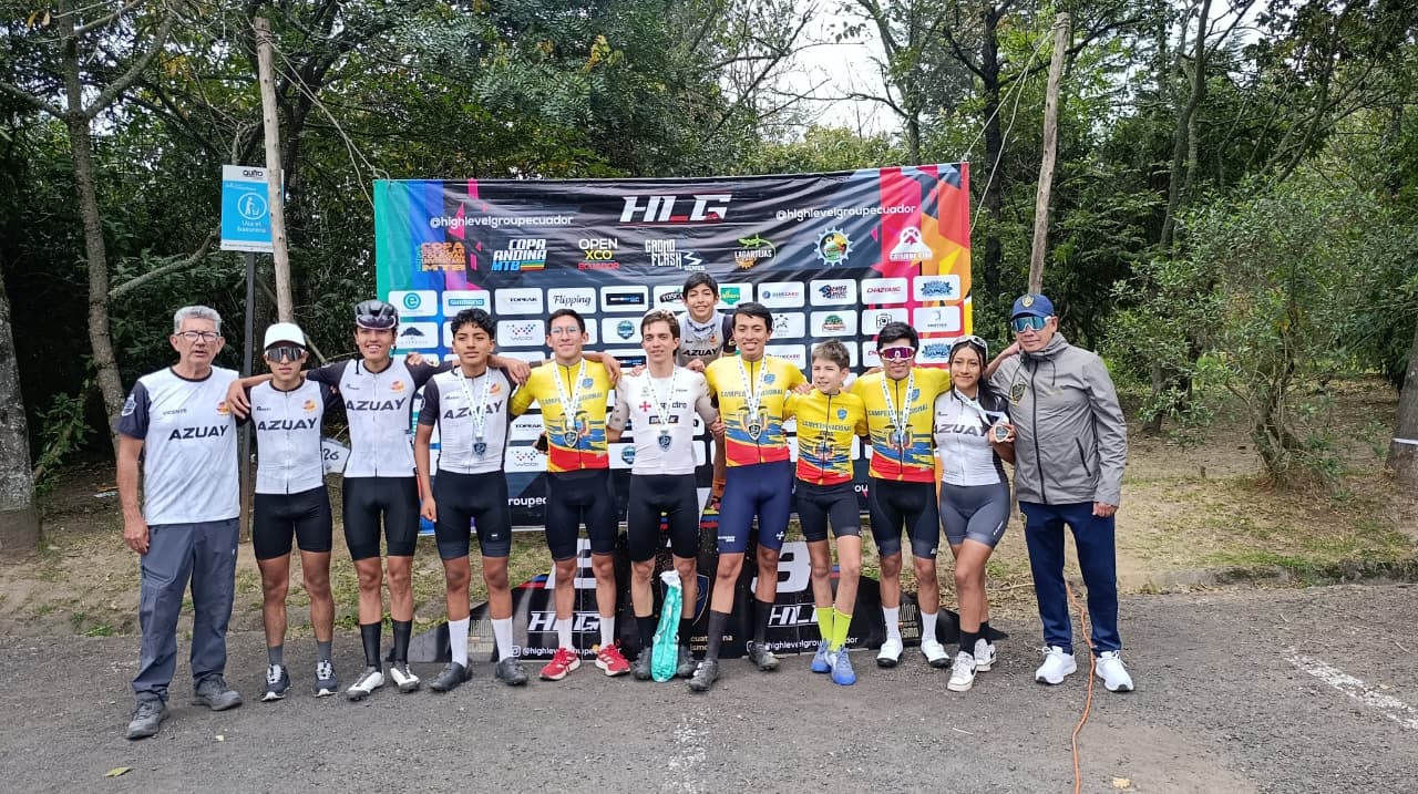 Azuayos consiguen múltiples medallas en Nacional de Ciclismo. Foto: Cortesía