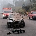 En el accidente estuvieron involucrados un vehículo y una bicicleta. Foto: ECU911