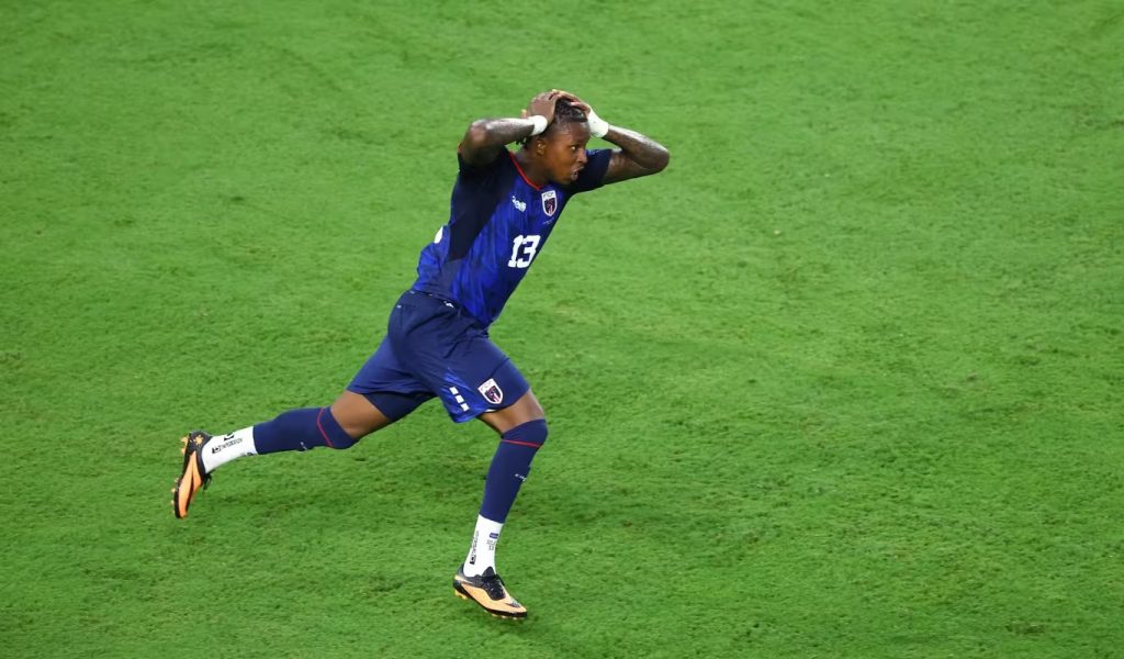 Sidny Lopes Cabral celebra gol a la selección de Argentina. Foto: FIFA