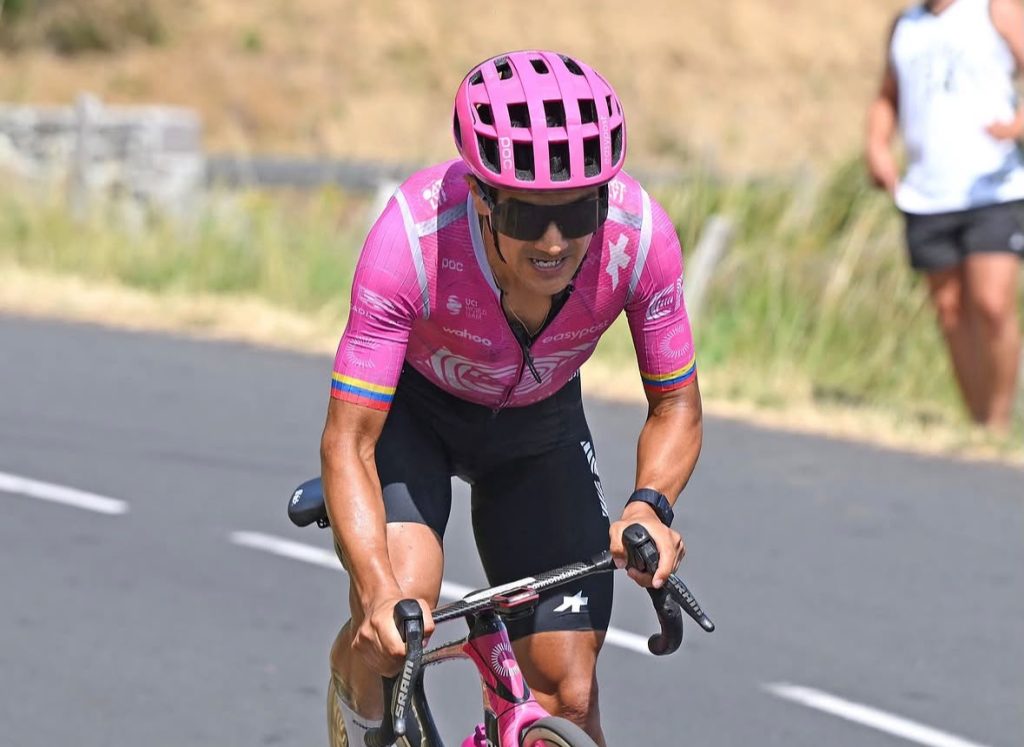 Richard Carapaz en la etapa 11 del Tour de Francia. Foto: Richard Carapaz