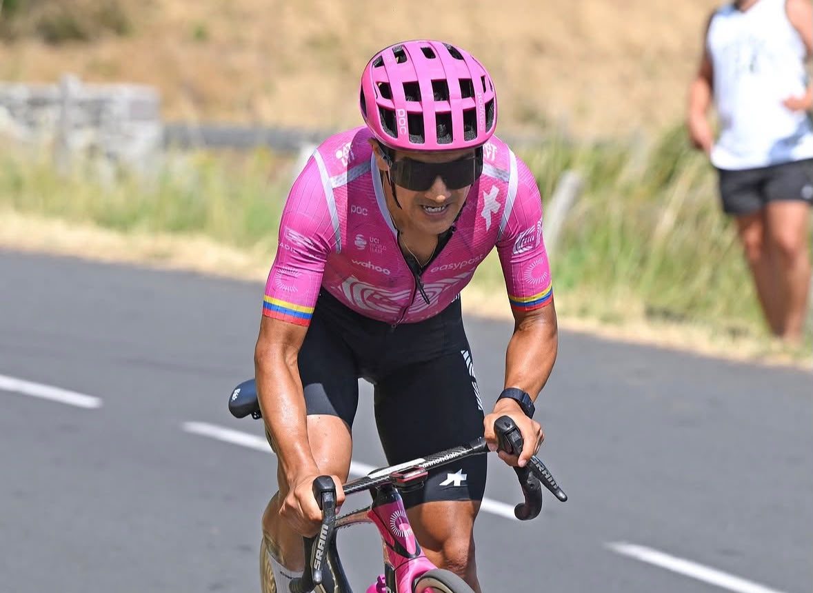 Richard Carapaz en la etapa 11 del Tour de Francia. Foto: Richard Carapaz
