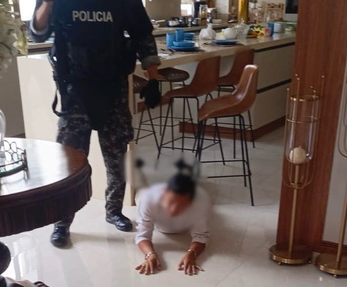 Darío Macas fue detenido la mañana de este 6 de julio de 2026. Foto: Fiscalía