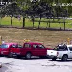 En Gualaceo se registra el desbordamiento del río Santa Bárbara, este viernes 17 de julio de 2026. /Cortesía