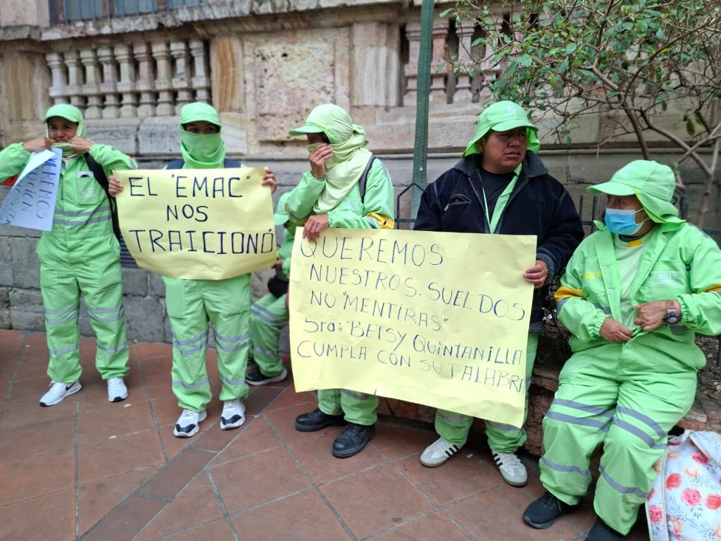 EMAC trabajadores protesta