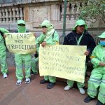EMAC trabajadores protesta