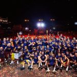 Jugadores de España celebran título del Mundial 2026. Foto: España