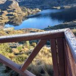 Partes del Parque Nacional Cajas se cubrieron de escarcha. Foto: ETAPA