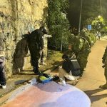 Tras su detención en el Puente Roto de Cuenca, un hombre fue liberado. Foto: Policía Nacional