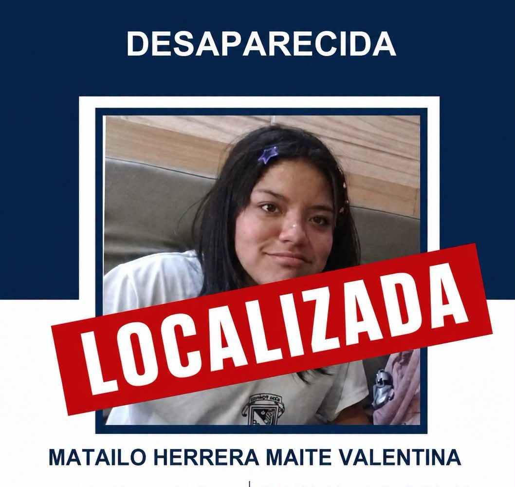 La adolescente fue encontrada este 9 de julio. Foto: CSC