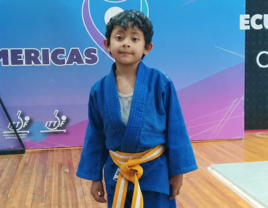 Jhon Mogrovejo se alista para torneo de judo en Estados Unidos. Foto: Cortesía